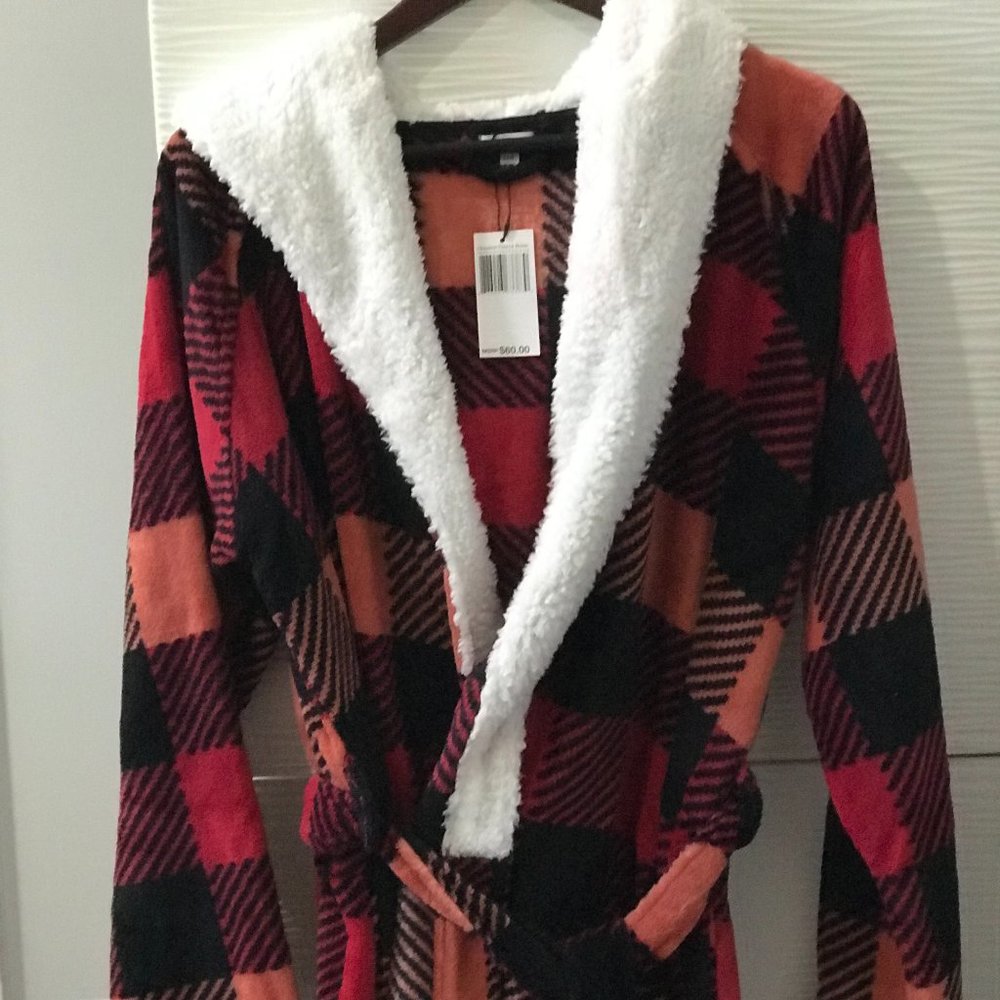 Vera Bradley Buffalo Plaid Womens L/XL robe